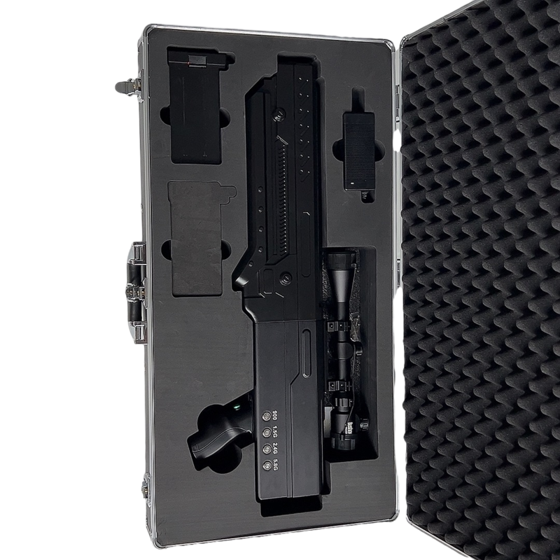  阿里手持便携式枪型低空防御反制四通道B型